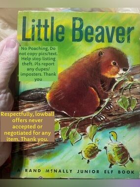 Vintage Rand McNally Little Beaver Junior Elf Book 1963